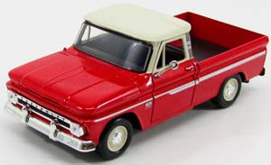 CHEVROLET C-10 FLEETSIDE PICK-UP 1966, RED IVORY