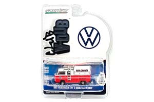 VW VOLKSWAGEN T2 DOUBLE CAB PICKUP "RED CROWN GASOLINE" (1969) (ДЛИНА МОДЕЛИ 6-10 СМ)