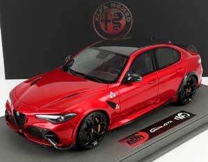 ALFA ROMEO GIULIA GTA (2020) - CON VETRINA - WITH SHOWCASE, ROSSO GTA - RED MET