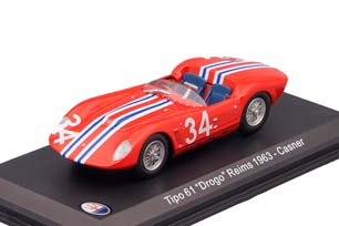 MASERATI TIPO 61 DROGO #34 REIMS CASNER 1963,