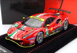 FERRARI 488 GTE 3.9L TURBO V8 TEAM AF CORSE N52 LMGTE PRO CLASS 24H LE MANS (2021) S.BIRD - M.MOLINA - D.SERRA, RED