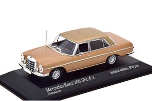 MERCEDES W109 300 SEL 6.3 1968 LIGHT GOLDEN METALLIC LIMITED EDITION 500 PCS.