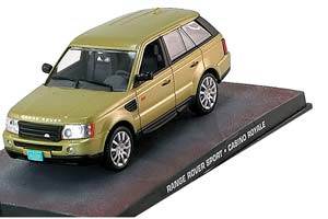 LAND ROVER RANGE ROVER SPORT CASINO ROYALE 2006 METALLIC GOLDEN
