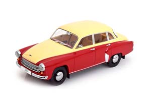 WARTBURG 311 1959 DARK RED/BEIGE