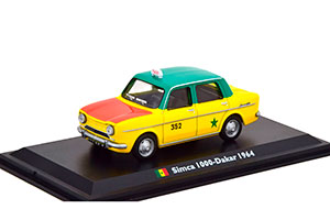 SIMCA 1000 TAXI DAKAR 1964 YELLOW/GREEN/RED