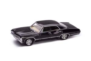 CHEVROLET IMPALA SPORT SEDAN 1967 ИЗ ТЕЛЕСЕРИАЛА "SUPERNATURAL" / ШЕВРОЛЕ ИМПАЛА "СВЕРХЕСТЕСТВЕННОЕ" (ДЛИНА МОДЕЛИ 8-9 СМ)