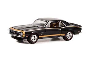 CHEVROLET CAMARO "BLACK PANTHER" 1967 BLACK/GOLD (ДЛИНА МОДЕЛИ 6-10 СМ)