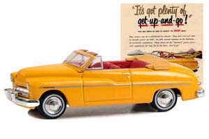 MERCURY EIGHT CONVERTIBLE "IT’S GOT PLENTY OF GET-UP-AND-GO!" 1949 YELLOW (ДЛИНА МОДЕЛИ 6-10 СМ)