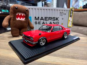 NISSAN SKYLINE 2000 GT-R (KPGC10) RED / НИССАН СКАЙЛАЙН 2000 GT-R KPGC10 КРАСНЫЙ