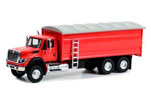 INTERNATIONAL WORKSTAR ЗЕРНОВОЗ С ТЕНТОМ 2022 RED (ДЛИНА ПРИМЕРНО 16 СМ)