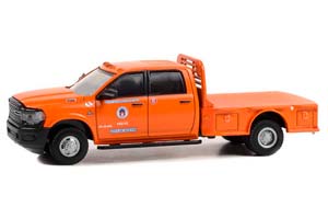 DODGE RAM 3500 DUALLY FLATBED "CITY OF AUSTIN PUBLIC WORKS" 2023 (ДЛИНА МОДЕЛИ 6-10 СМ)