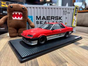 NISSAN SKYLINE 2000 RS-X TURBO-C (R30) RED/SILVER / НИССАН СКАЙЛАЙН 2000 RS X ТУРБО C R30 КРАСНЫЙ/СЕРЕБРИСТЫЙ