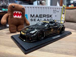 NISSAN LB-SILHOUETTE WORKS 35GT-RR BLACK / НИССАН LB-SILHOUETTE WORKS 35GT-RR ЧЕРНЫЙ