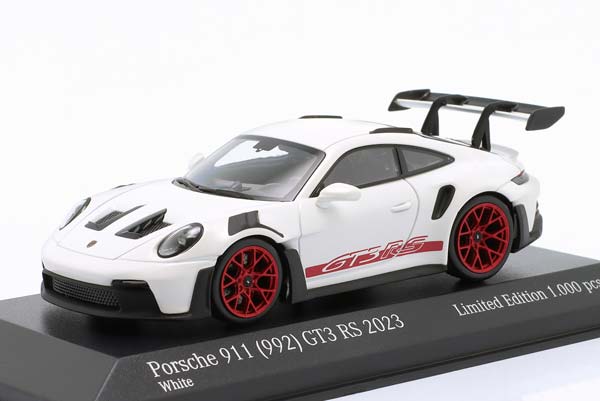 PORSCHE 911 (992) GT3 RS 2023 WHITE RED