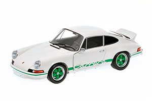 PORSCHE 911 CARRERA RS 1972 WHITE AND GREEN