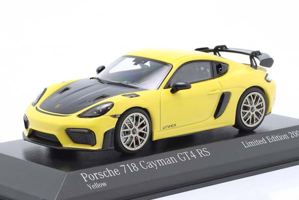 PORSCHE CAYMAN GT4 RS (982) NEODYM-RIMS 2021 YELLOW BLACK
