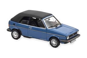 VW VOLKSWAGEN GOLF CABRIOLET OPEN 1981, BLUE