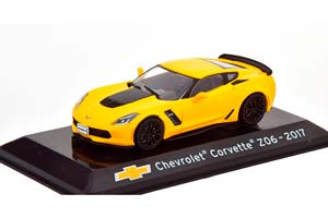 CHEVROLET CORVETTE Z06 2017 YELLOW/FLATBLACK