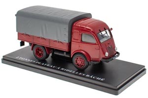 RENAULT 2 TONNES БОРТОВОЙ ГРУЗОВИК C ТЕНТОМ 1947 MAROON/GREY