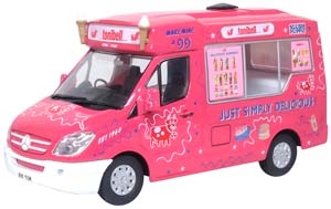 MERCEDES-BENZ SPRINTER WHITBY MONDIAL ICE CREAM ФУРГОН МОРОЖЕНОГО, РОЗОВЫЙ