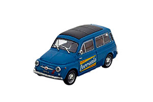 FIAT 500 GIARDINIERA FERRANIA 1964 BLUE/BLACK