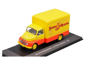 FIAT 615N FRIGORIFERO LATTERIA SORESINA 1955 YELLOW/RED