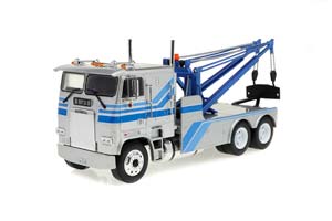 FREIGHTLINER FLA 9664 1984 SILVER/BLUE STRIPES ЭВАКУАТОР