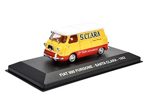 FIAT 600 FURGONE SANTA CLARA 1962 YELLOW/RED