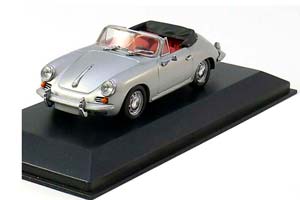 PORSCHE 356C CONVERTIBLE 1963-1965 SILVER
