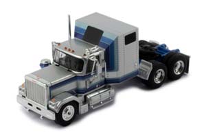 GMC GENERAL 1980 SILVER/BLUE СЕДЕЛЬНЫЙ ТЯГАЧ (ДЛИНА МОДЕЛИ 6-10 СМ)