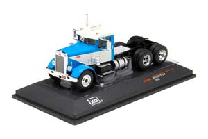 PETERBILT 281 1955 BLUE/WHITE СЕДЕЛЬНЫЙ ТЯГАЧ (ДЛИНА МОДЕЛИ 6-10 СМ)