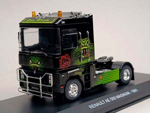 RENAULT AE 500 MAGNUM TRUCK 1991 GREEN MAMBA 1:43