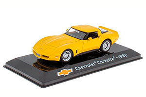 CHEVROLET CORVETTE C3 1980 YELLOW (SUPERCARS SERIA)