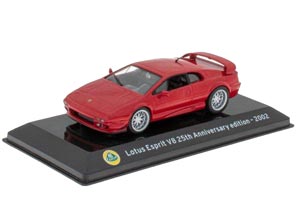 LOTUS ESPRIT V8 25TH ANNIVERSARY EDITION 2002 RED (SUPERCARS SERIA)