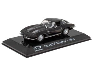 CHEVROLET CORVETTE STINGRAY 1963 BLACK (SUPERCARS SERIA)