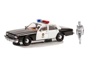 CHEVROLET CAPRICE METROPOLITAN POLICE 1987 / ШЕВРОЛЕ КАПРИС С ФИГУРКОЙ ТЕРМИНАТОРА T-1000 (ИЗ К/Ф ТЕРМИНАТОР 2: СУДНЫЙ ДЕНЬ)