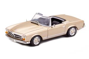 MERCEDES W113 230 SL ROADSTER 1963-1967 GOLDEN / МЕРСЕДЕС 230 РОДСТЕР ЗОЛОТОЙ