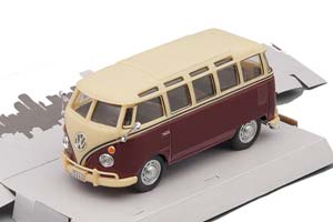 VW VOLKSWAGEN SAMBA BUS БОРДОВО-КРАСНЫЙ