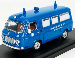 FIAT 238 AMBULANZA CROCE BIANCA MILANO SEZIONE PAULLO 1970, BLUE