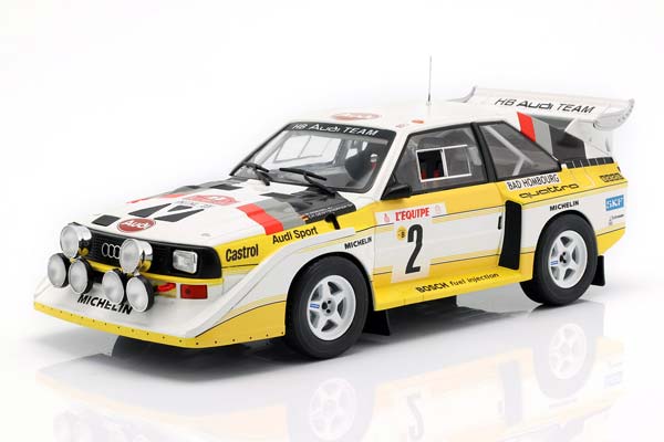 AUDI SPORT QUATTRO S1 E2 #2 4TH RALLYE MONTE CARLO 1986 ROHRL/GEISTDORFER / АУДИ СПОРТ КВАТРО (РАЛЛИ МОНТЕ КАРЛО)