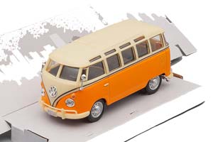 VW VOLKSWAGEN SAMBA BUS БЕЛО-ОРАНЖЕВЫЙ