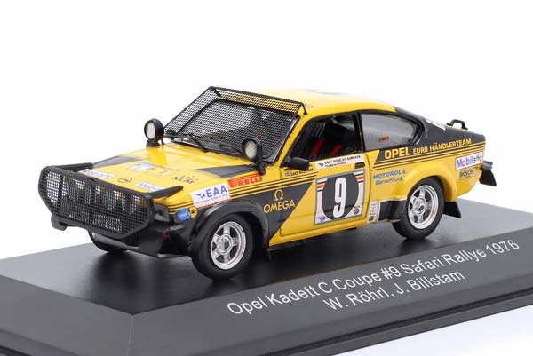 OPEL KADETT C COUPE NO 9 SAFARI RALLY 1976