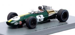 BRABHAM F1  BT26 N 2 MONACO GP (1968) J.BRABHAM, GREEN YELLOW