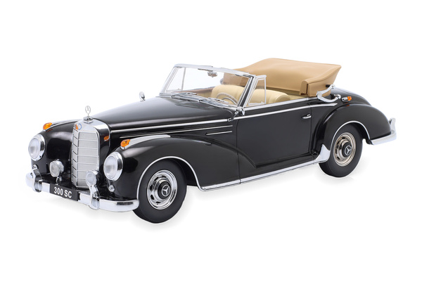 MERCEDES 300 SC W188 CONVERTIBLE 1967 BLACK