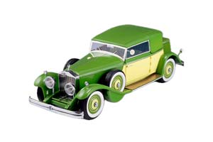 ROLLS-ROYCE PHANTOM II CROYDON VICTORIA BY BREWSTER 1932 GREEN/ YELLOW (LIMITED 63/99 PCS)