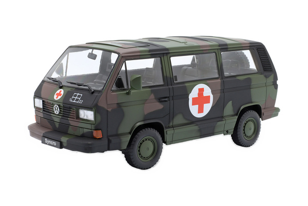 VW T3 SYNCRO BUS GERMAN ARMY AMBULANCE 1987 CAMOUFLAGE