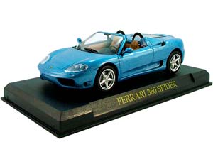 FERRARI 360 SPIDER BLUE FERRARI COLLECTION #24