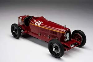 ALFA ROMEO 8C 2300 MONACO GP 1932 TAZIO NUVOLARI DARK RED