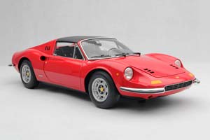 FERRARI 246 GTS DINO USA 1971 RED/BLACK ROOF
