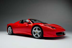 FERRARI 458 SPIDER 2009 RED